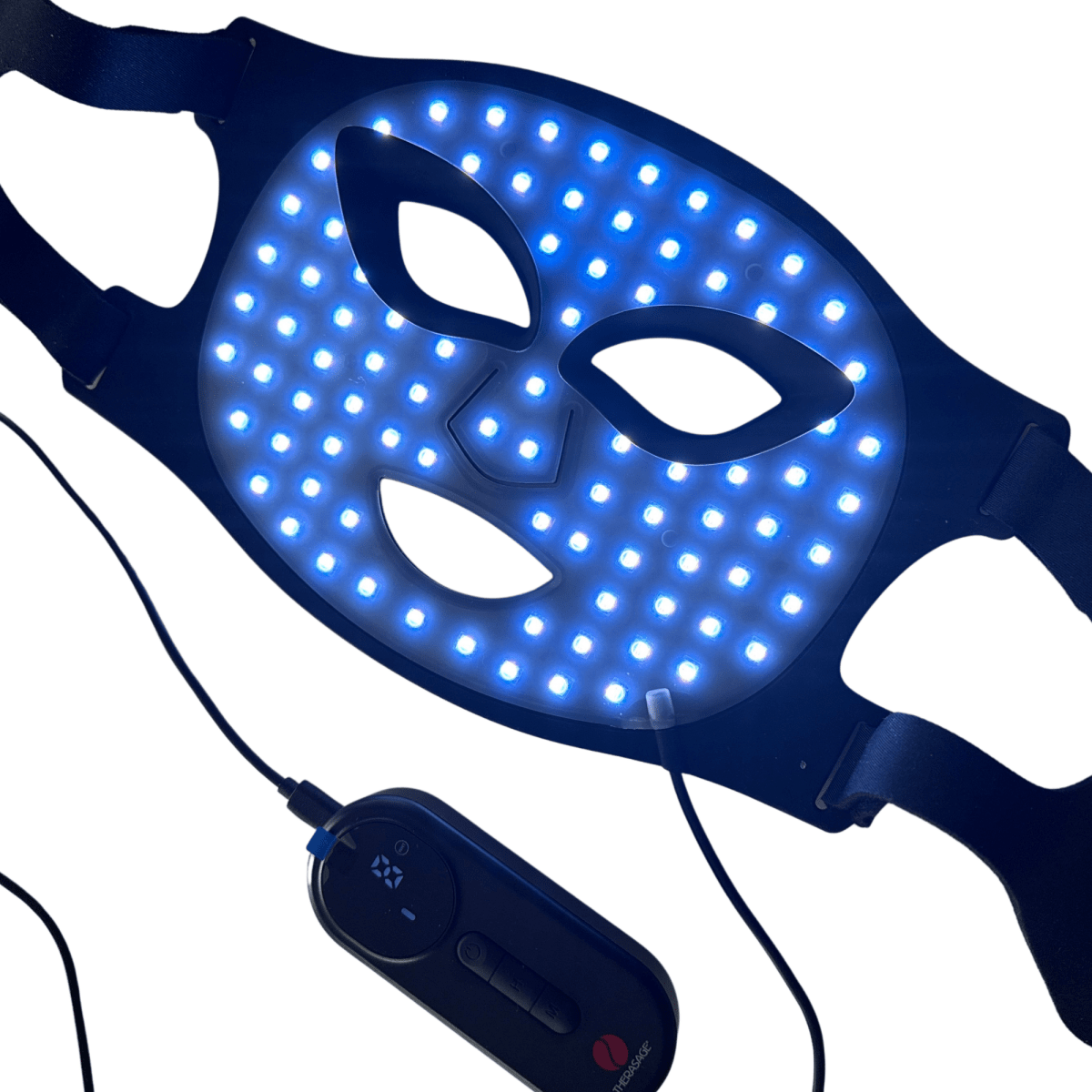TheraGlow Mask2Go™ Red Light Therapy LED Face Mask Therasage