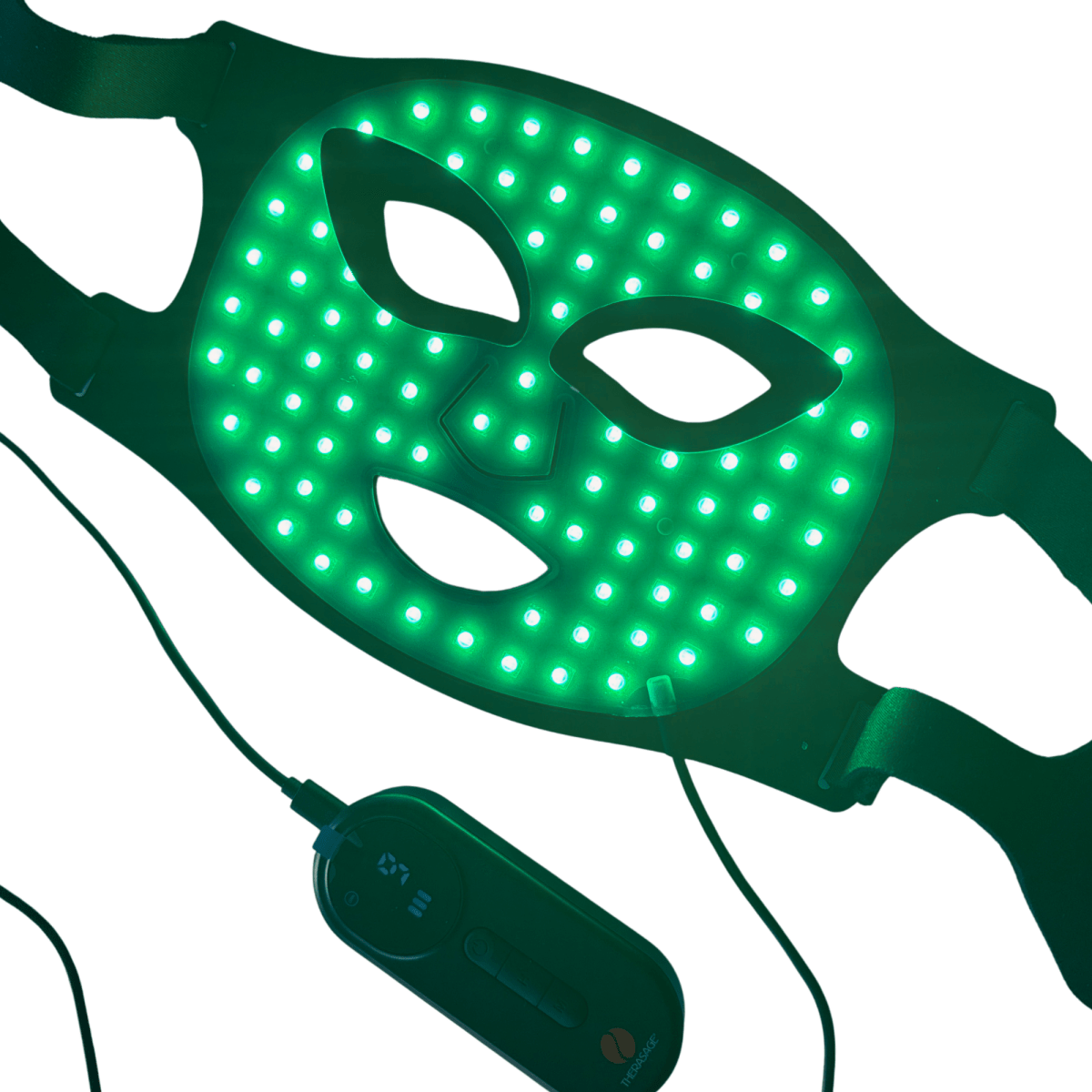 TheraGlow Mask2Go™ Red Light Therapy LED Face Mask Therasage