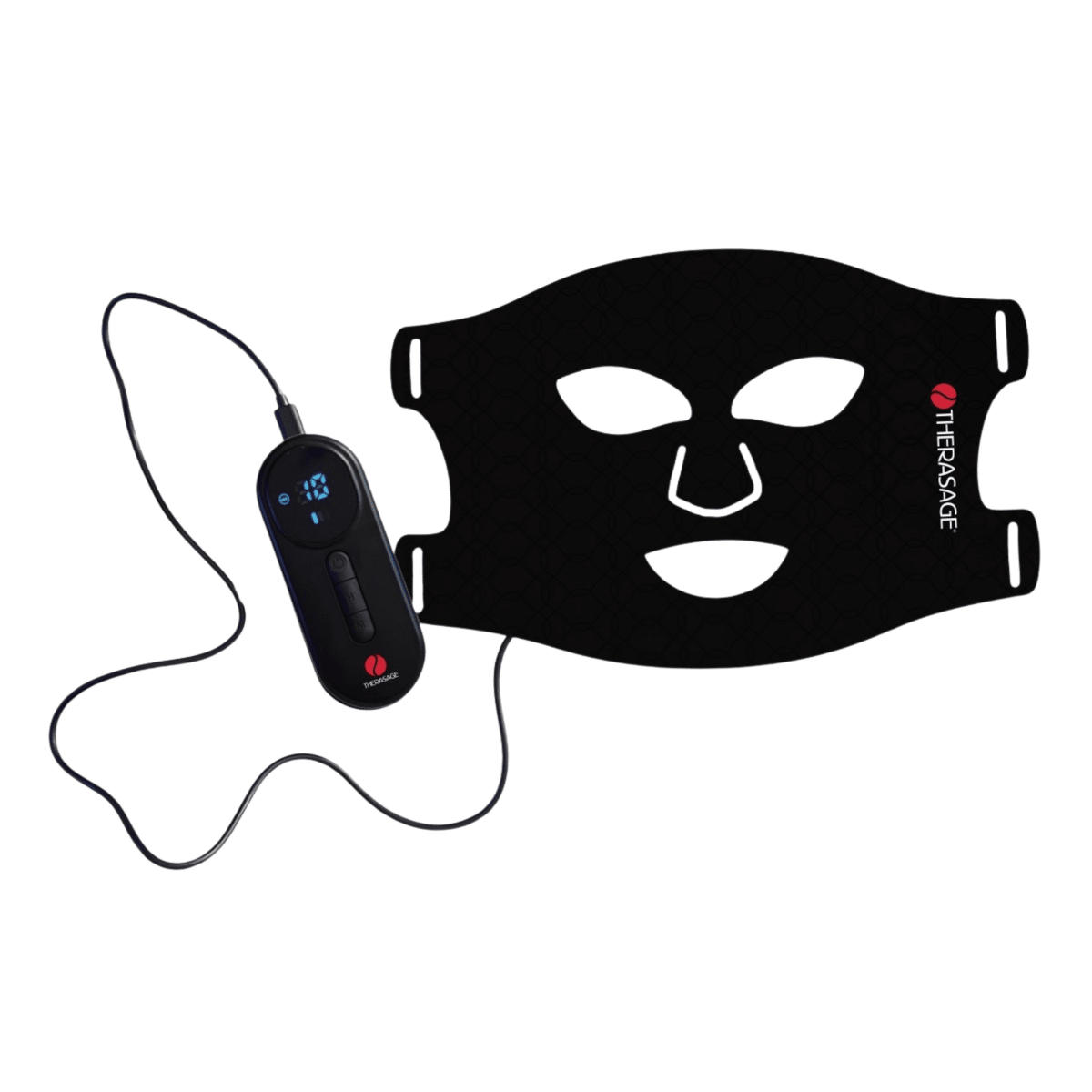 TheraGlow Mask2Go™ Red Light Therapy LED Face Mask Therasage