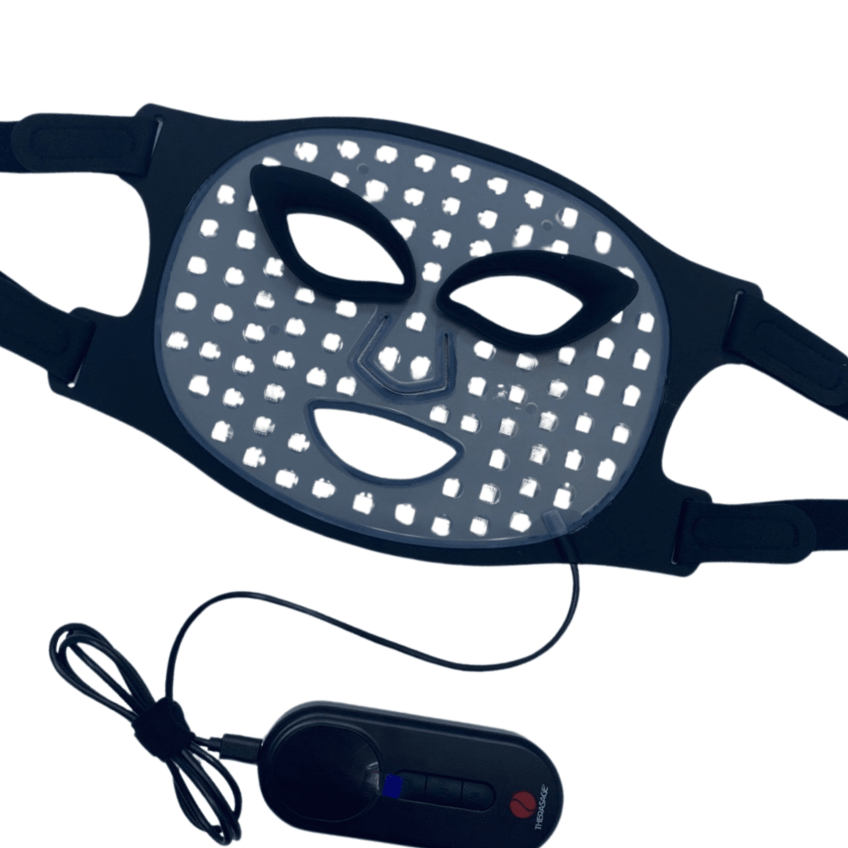 TheraGlow Mask2Go™ Red Light Therapy LED Face Mask Therasage
