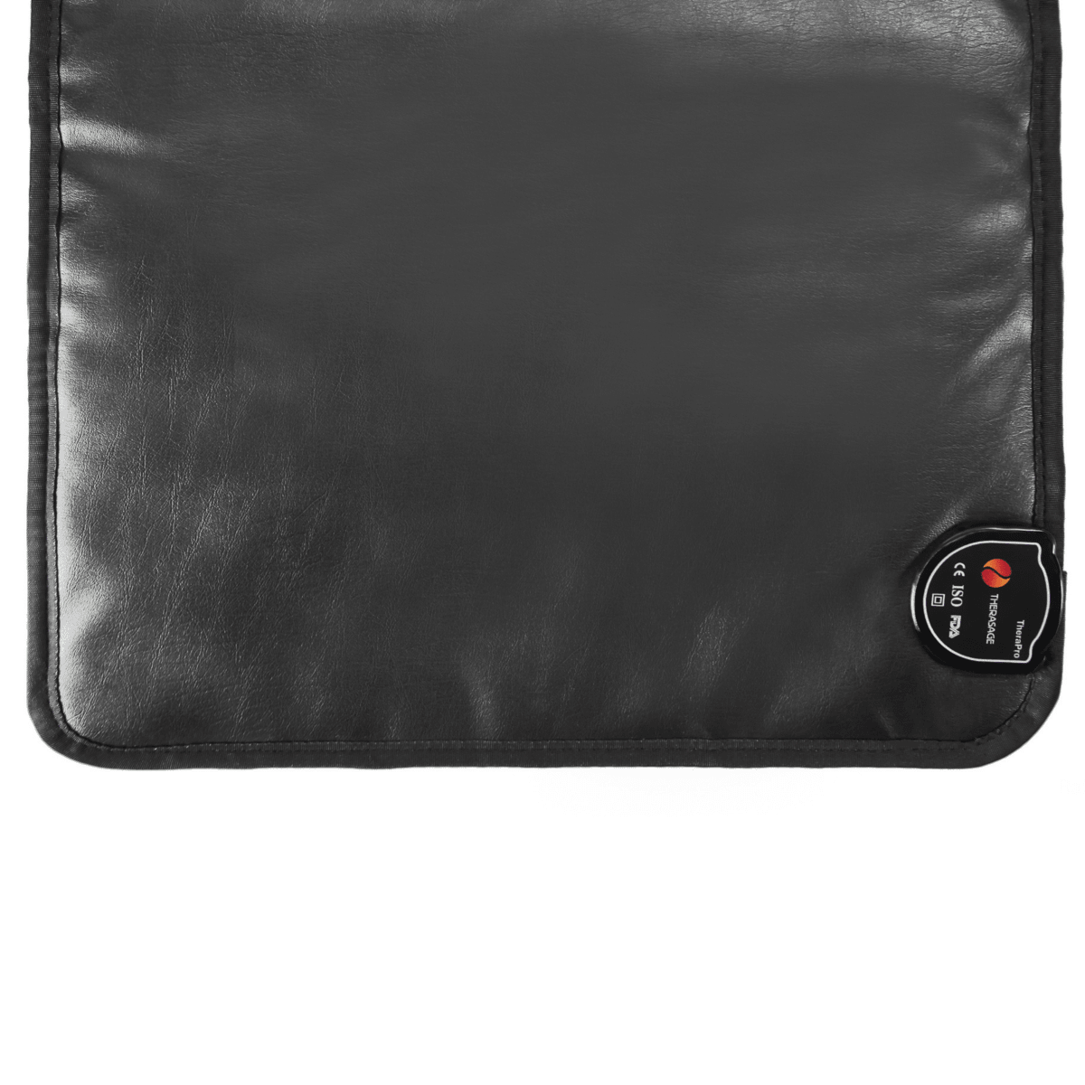 Black faux-leather underside of the Therasage TheraPro Regular pad