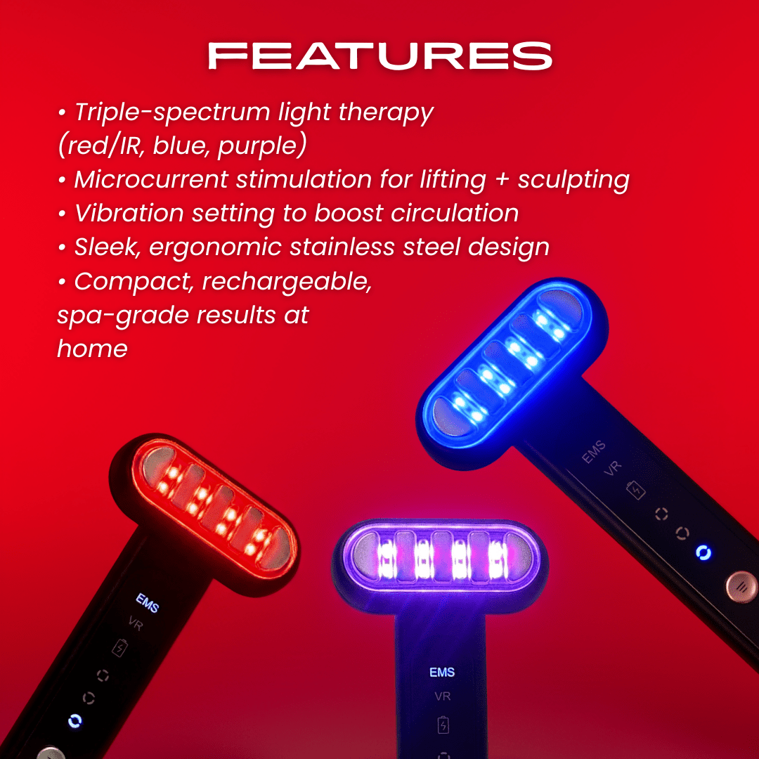 TheraSculpt™ Facial Sculpting & Red Light Therapy Device Therasage