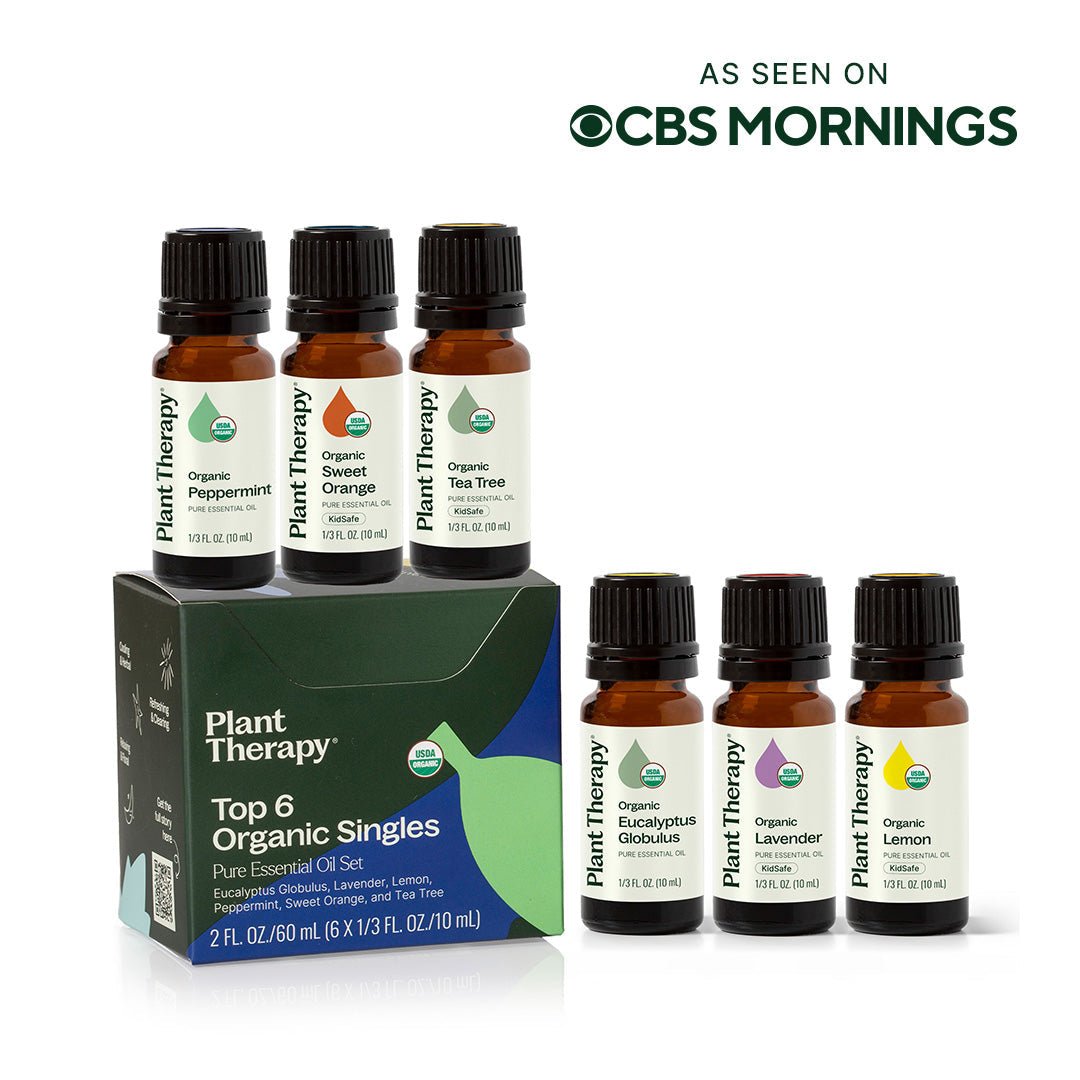 Top 6 Organic Singles Essential Oil Set Plant Therapy