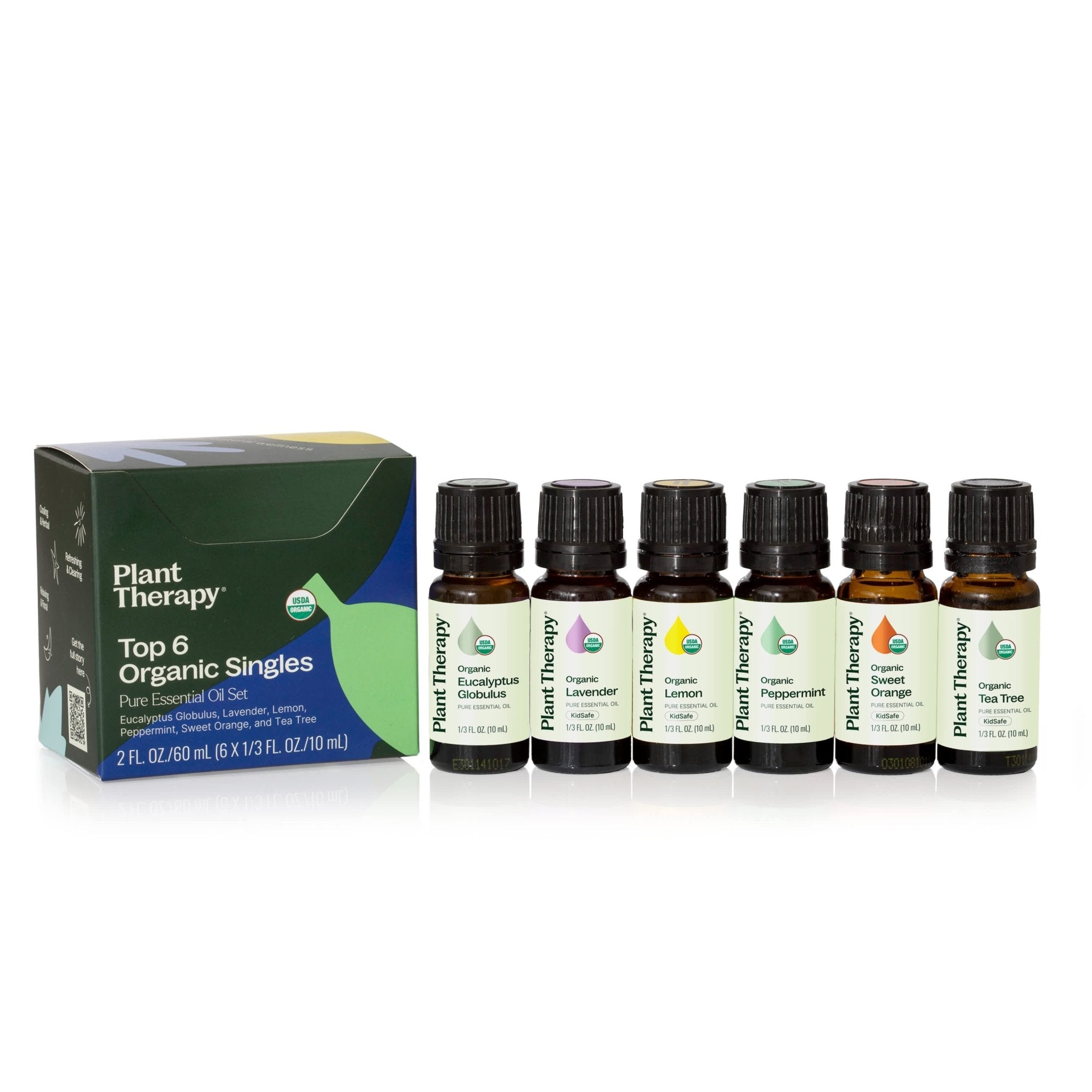 Top 6 Organic Singles Essential Oil Set Plant Therapy