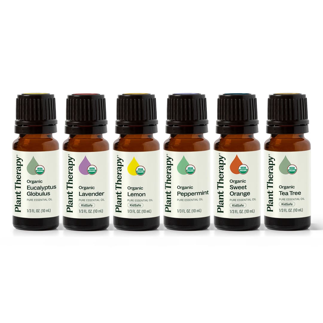 Top 6 Organic Singles Essential Oil Set Plant Therapy