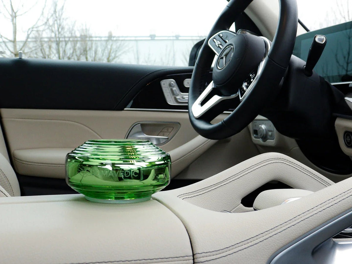 Somavedic Traveller on a car armrest