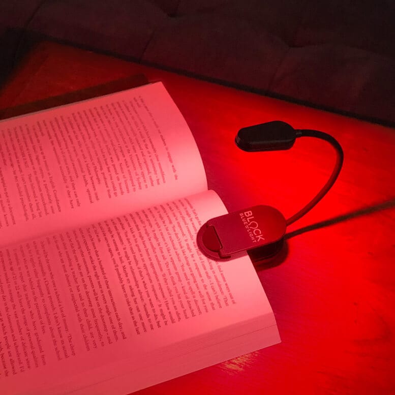 Twilight Red Light Book Light BlockBlueLight