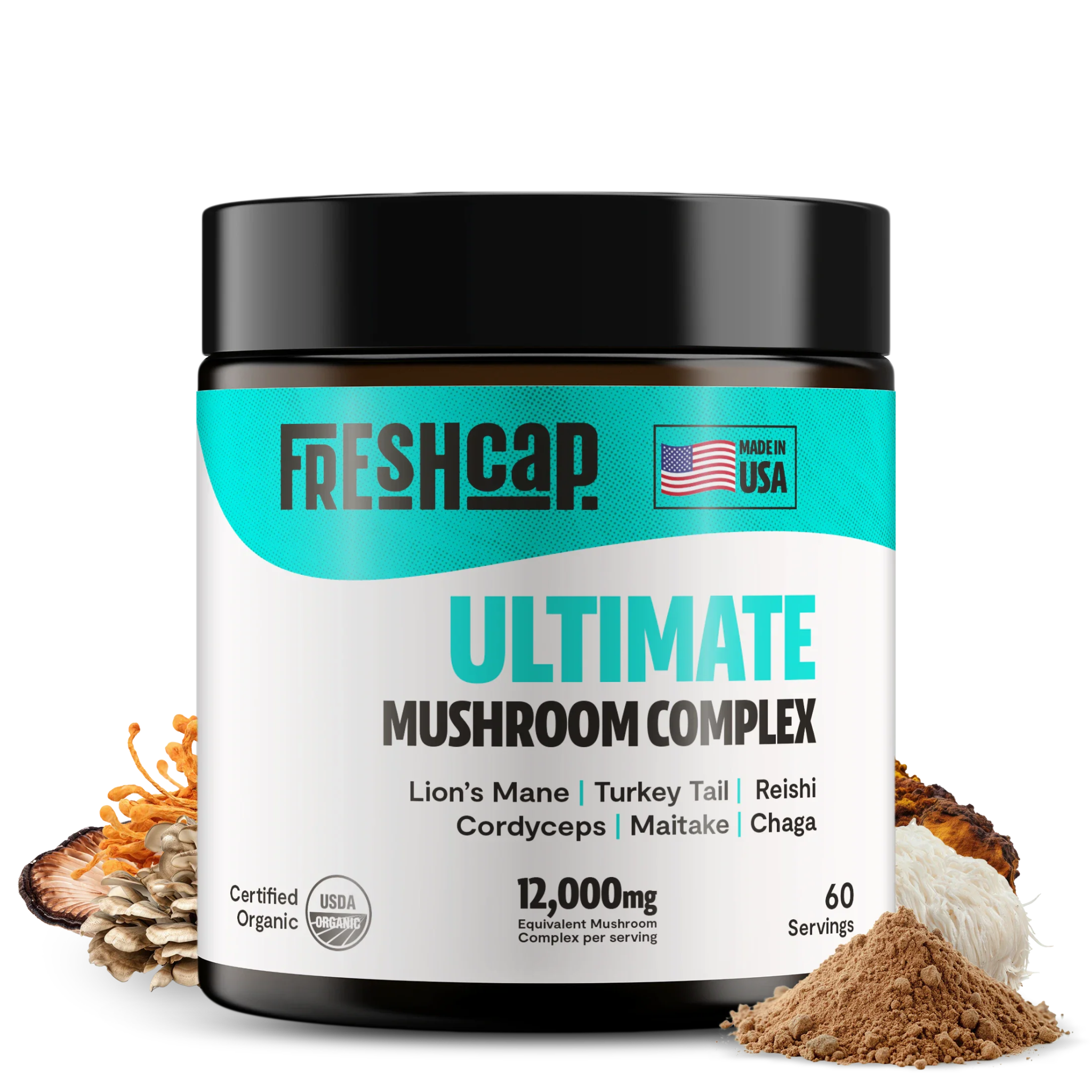 Ultimate Mushroom Complex Powder FreshCap Mushrooms