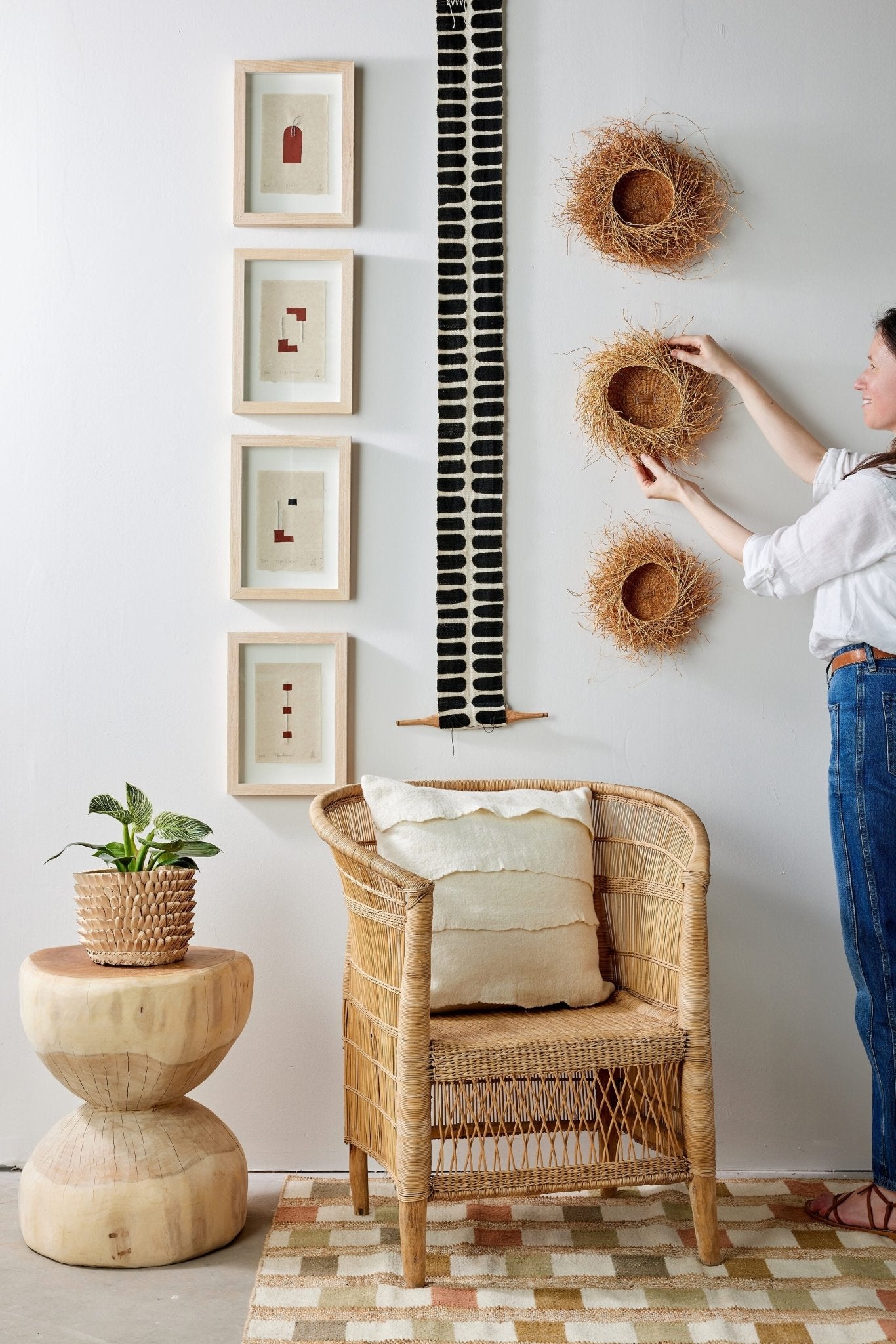 Vetiver Baskets Kanju Interiors