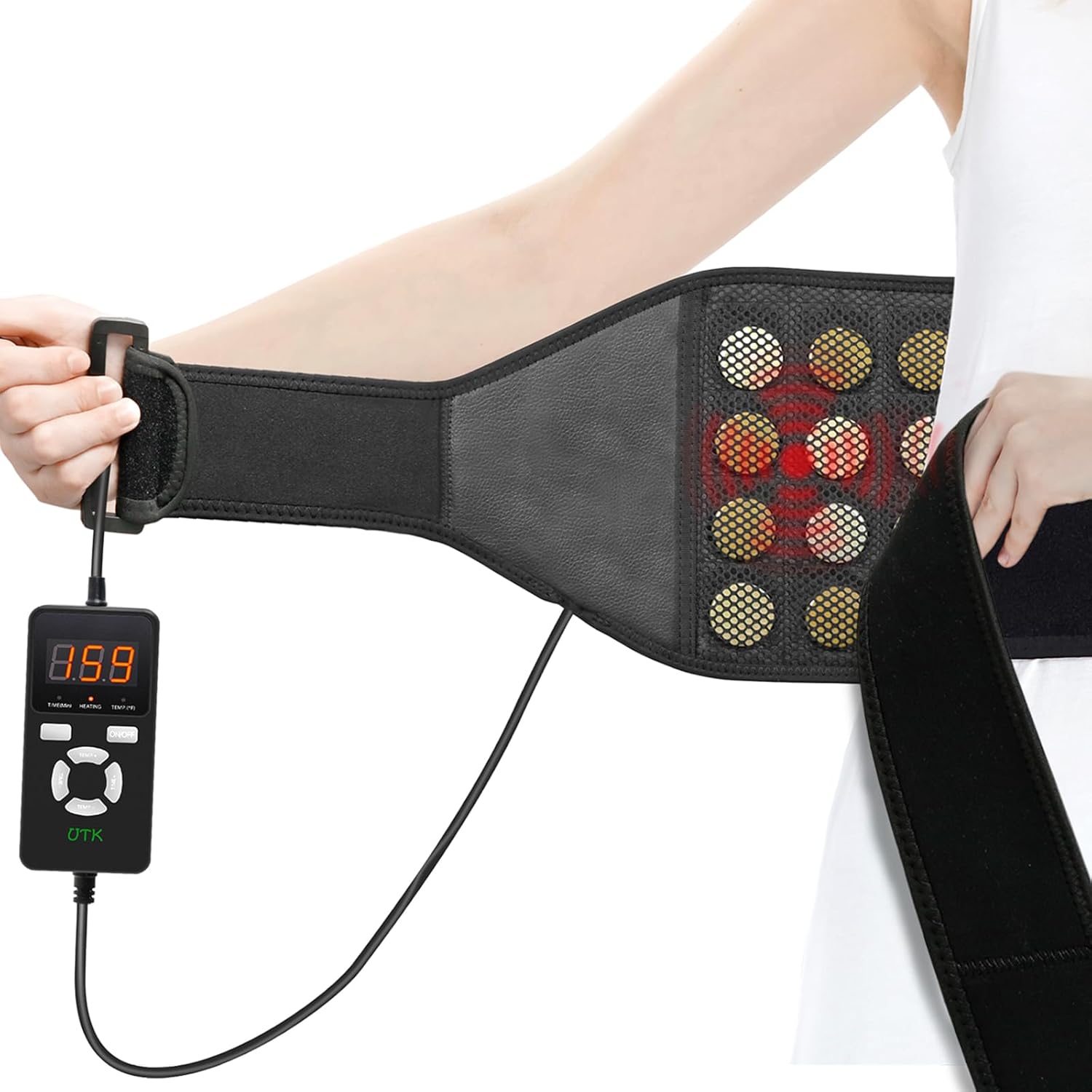 Wearable Far Infrared Heating Pad for Back Pain Relief iReliev