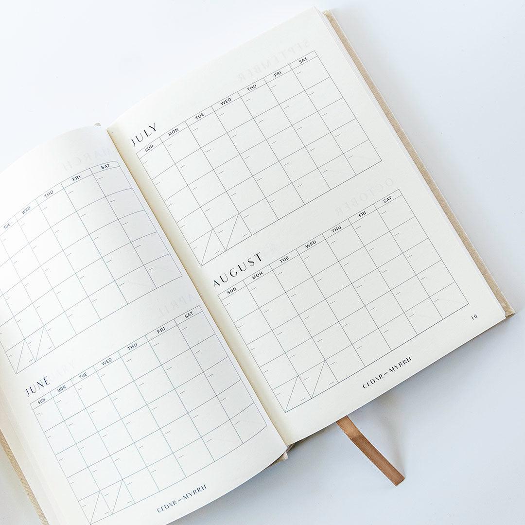 Wellness Journal CEDAR AND MYRRH