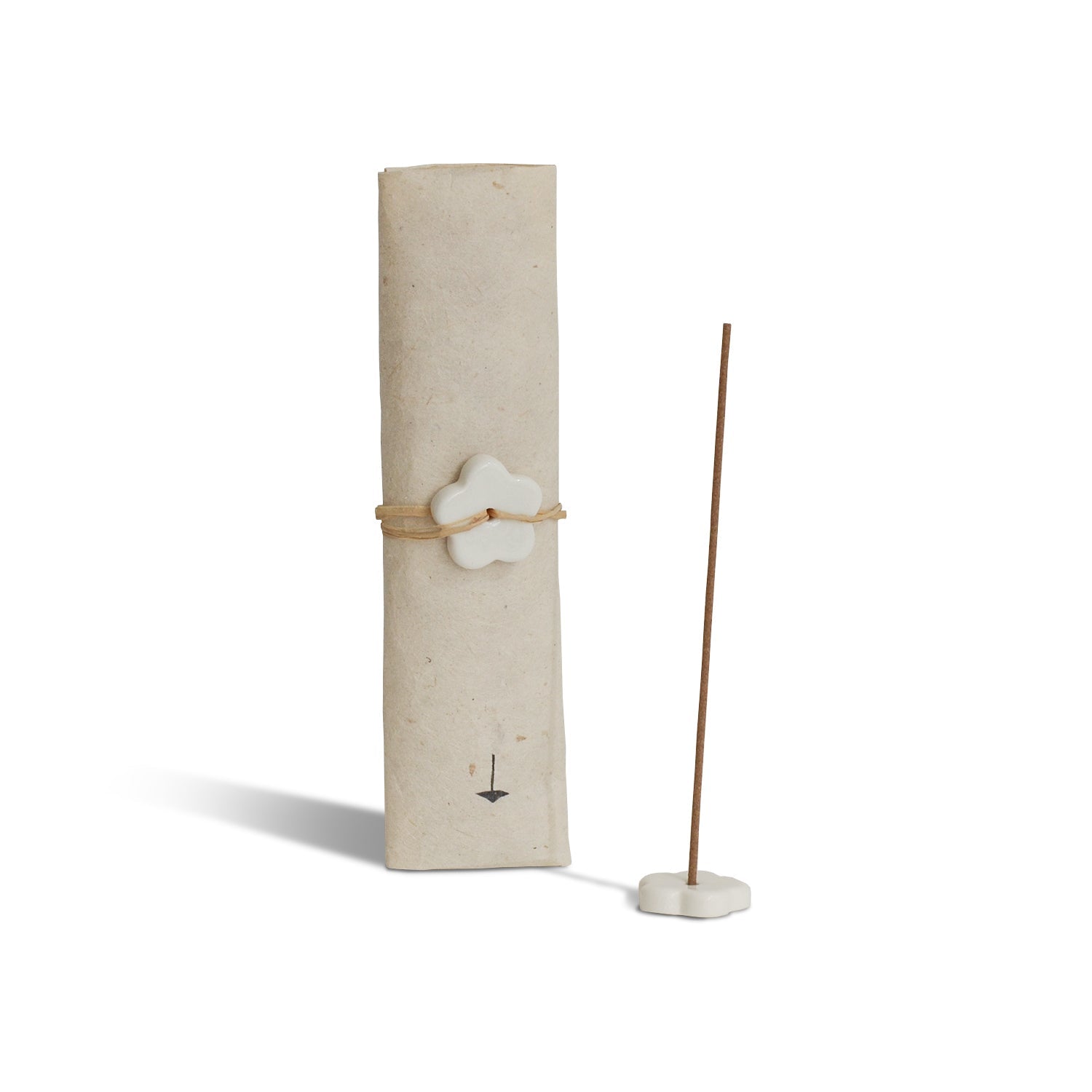 White Sage Japanese Incense Stick Set – 30 Sticks with Ceramic Holder CEDAR AND MYRRH