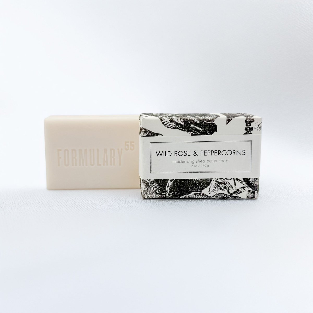 Wild Rose & Peppercorns - Shea Butter Bar Soap Formulary 55