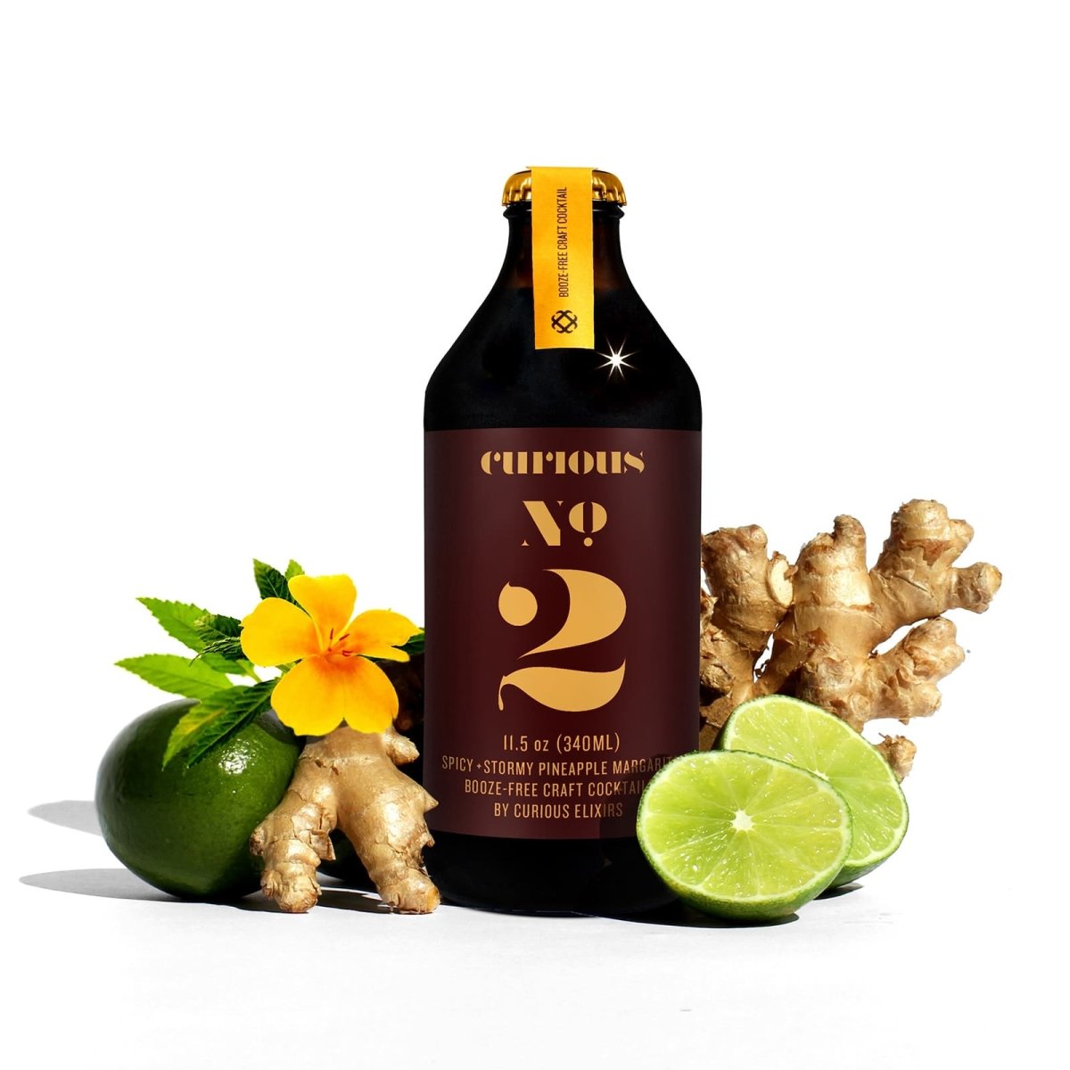 Curious Elixirs No. 2 Non Alcoholic cocktail on nanaka.co 