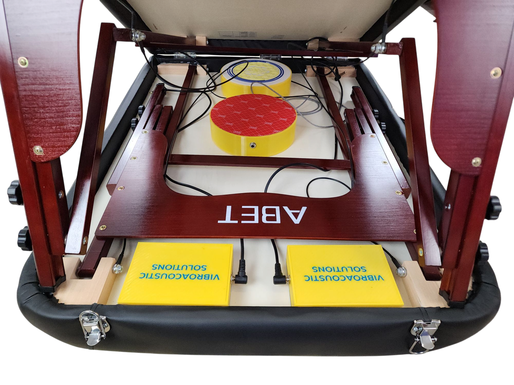 Vibroacoustic Therapy Massage Table Attachments with custom Amplifier Bundle