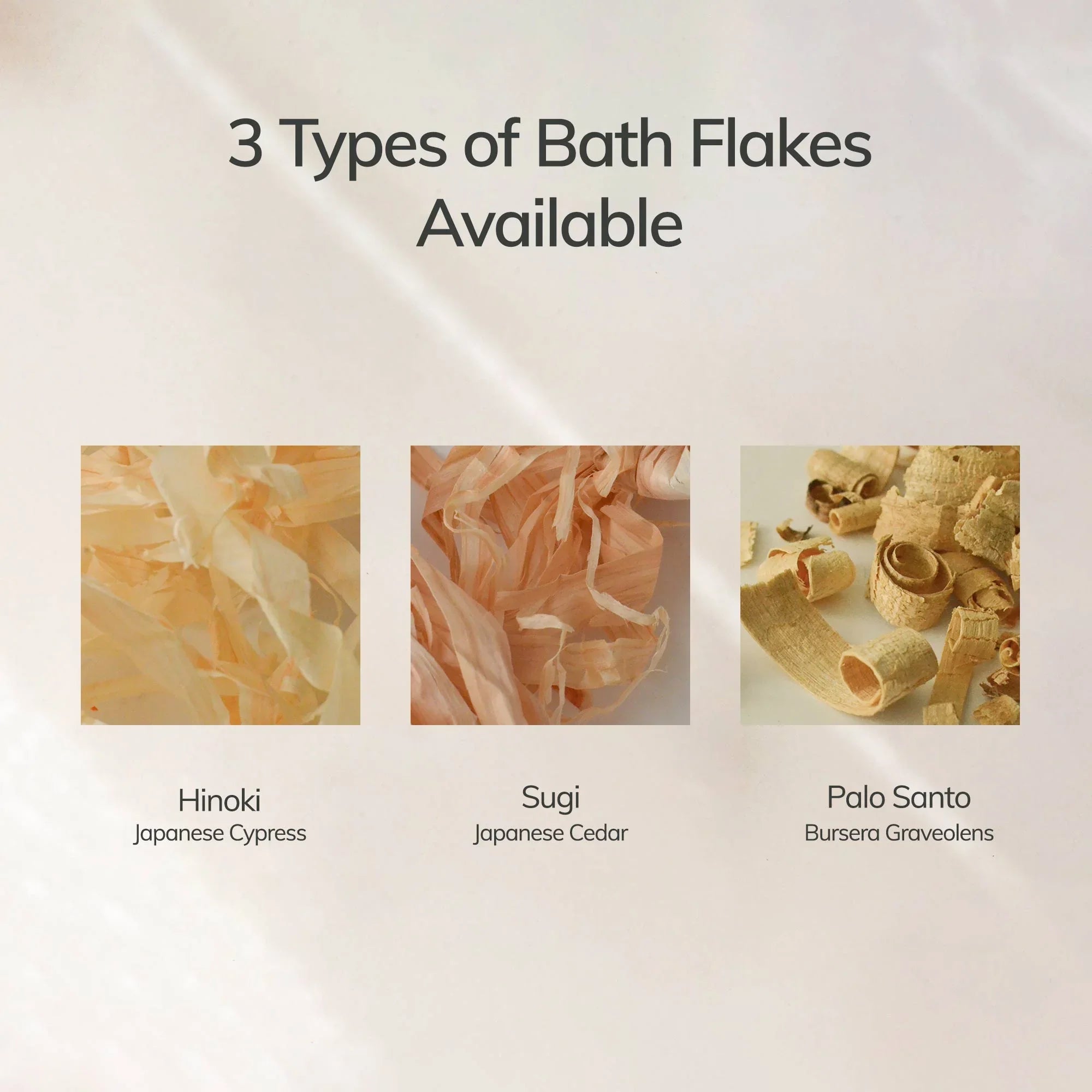 Hinoki Japanese Cypress Bath Flakes