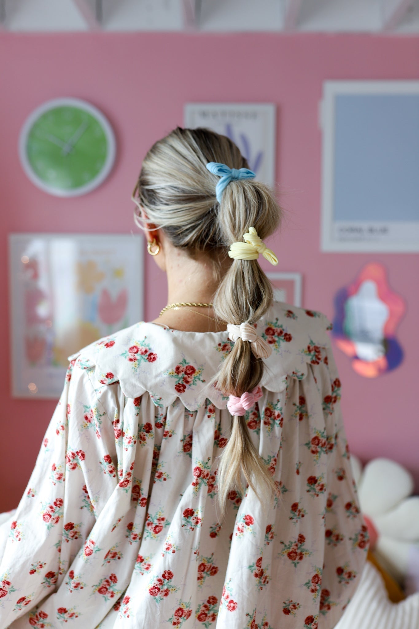 BOW SLICK BACK PONYTAILS (PACK OF 3)