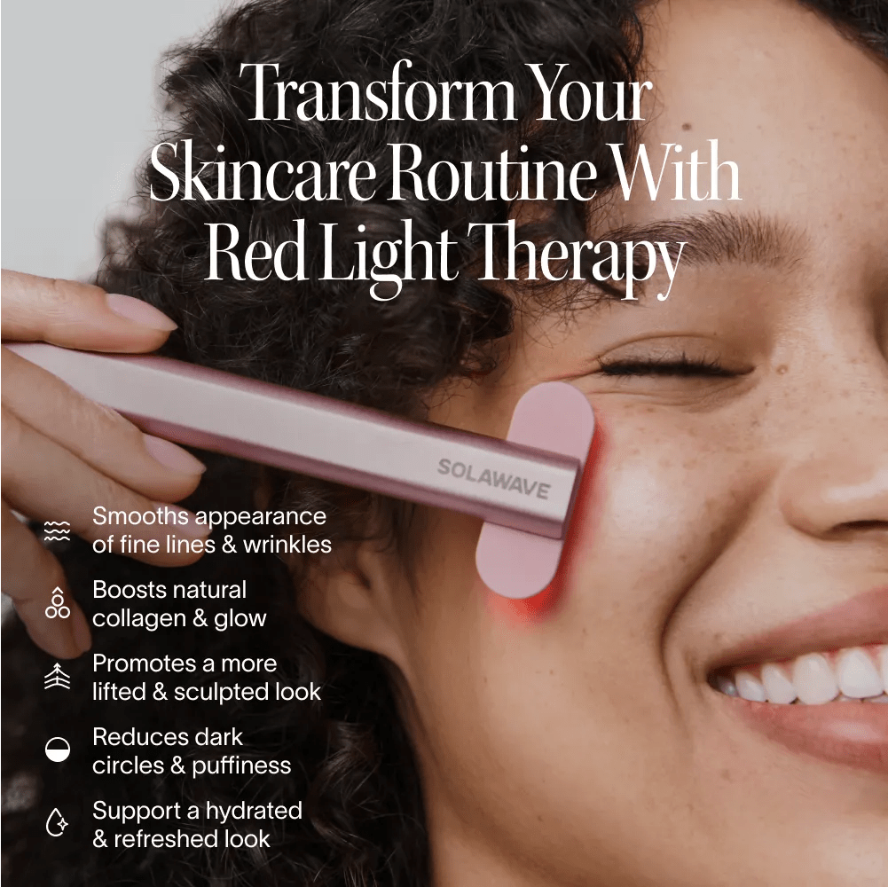 4 - in - 1 Red Light Therapy Wand & Activating Serum Kit Solawave