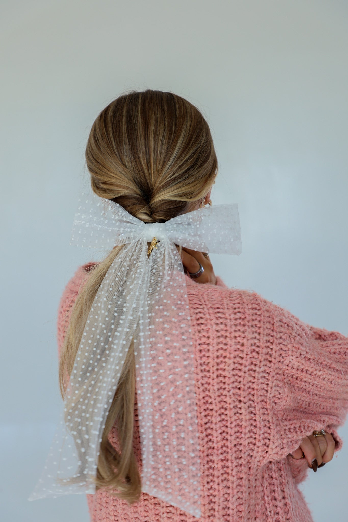 POLKA DOT ORGANZA JUM'BOW'