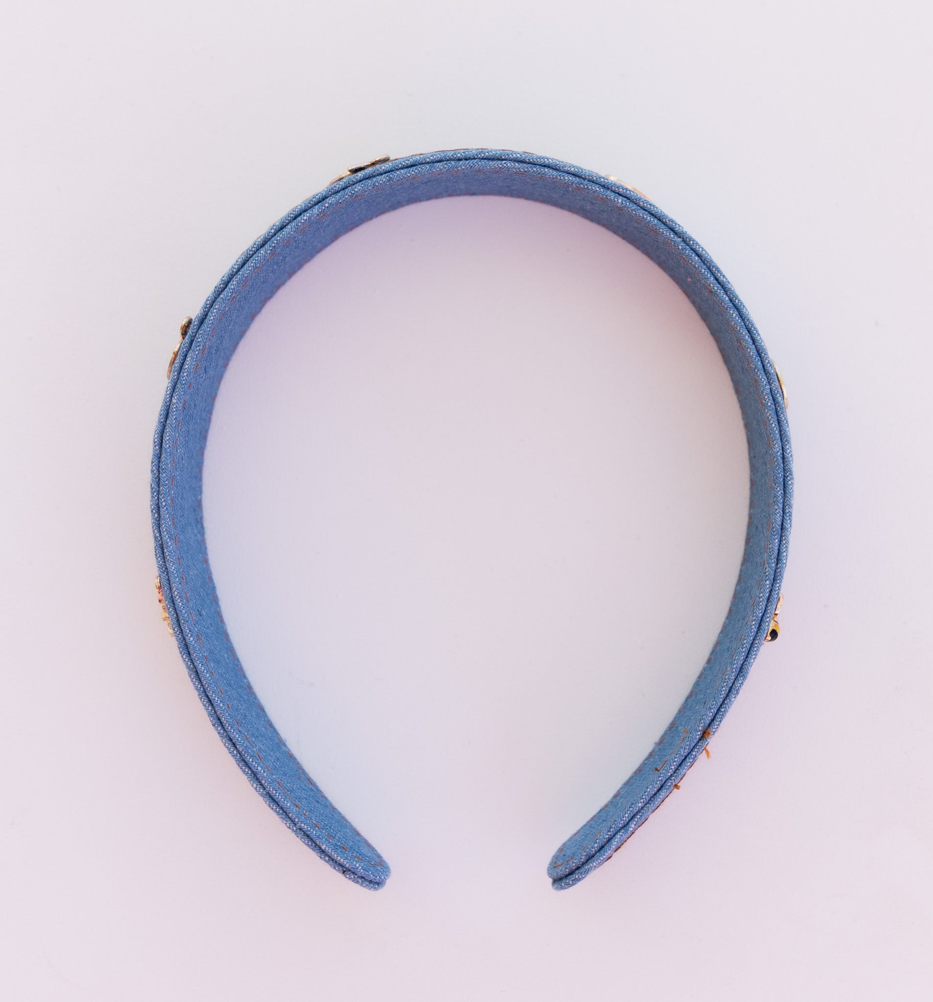 DENIM CHARMED FARMERS MARKET HEADBAND
