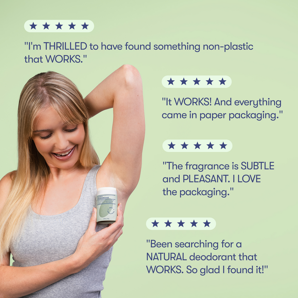 Plastic-Free Deodorant