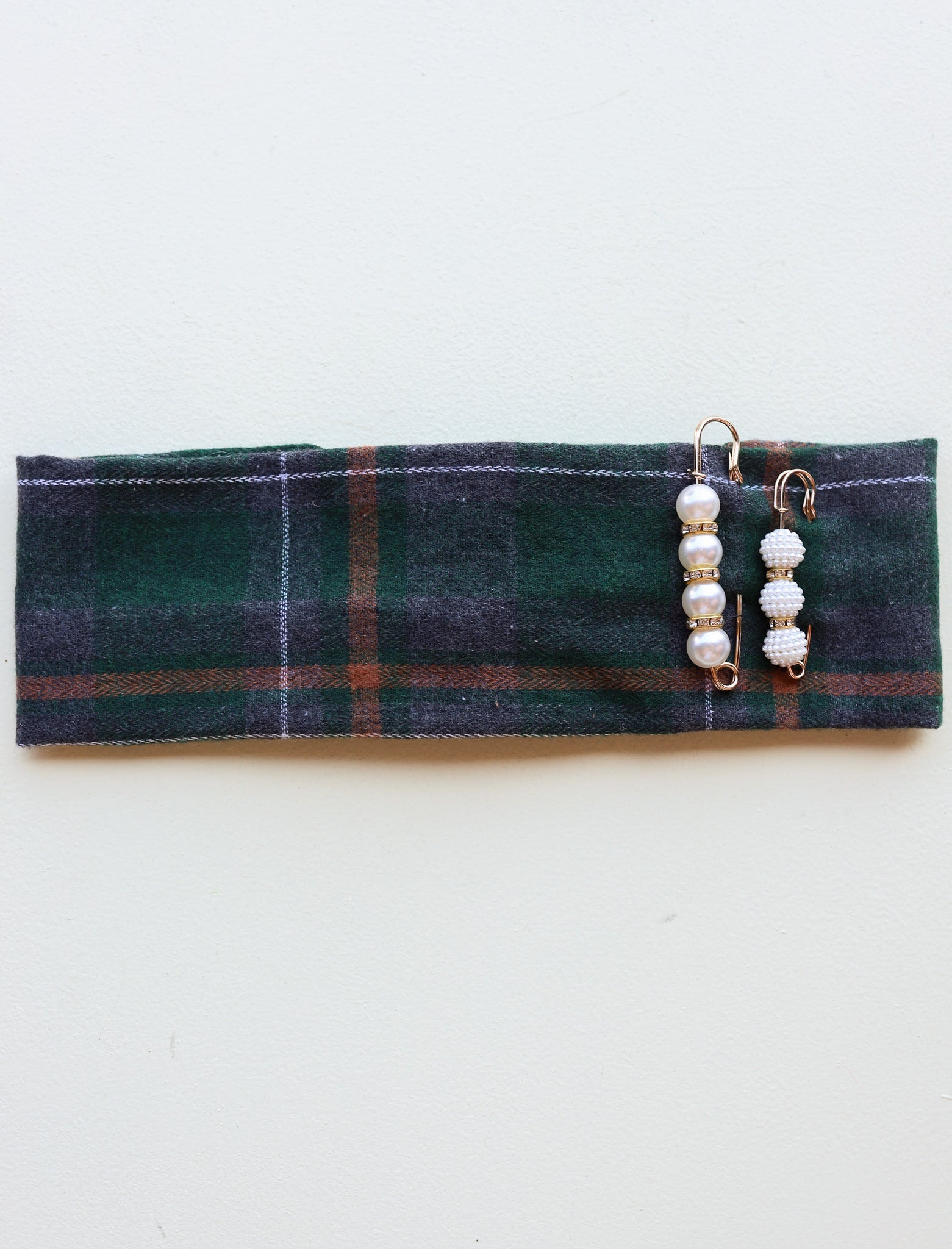 UNIVERSITY PLAID SOFT HEADBAND