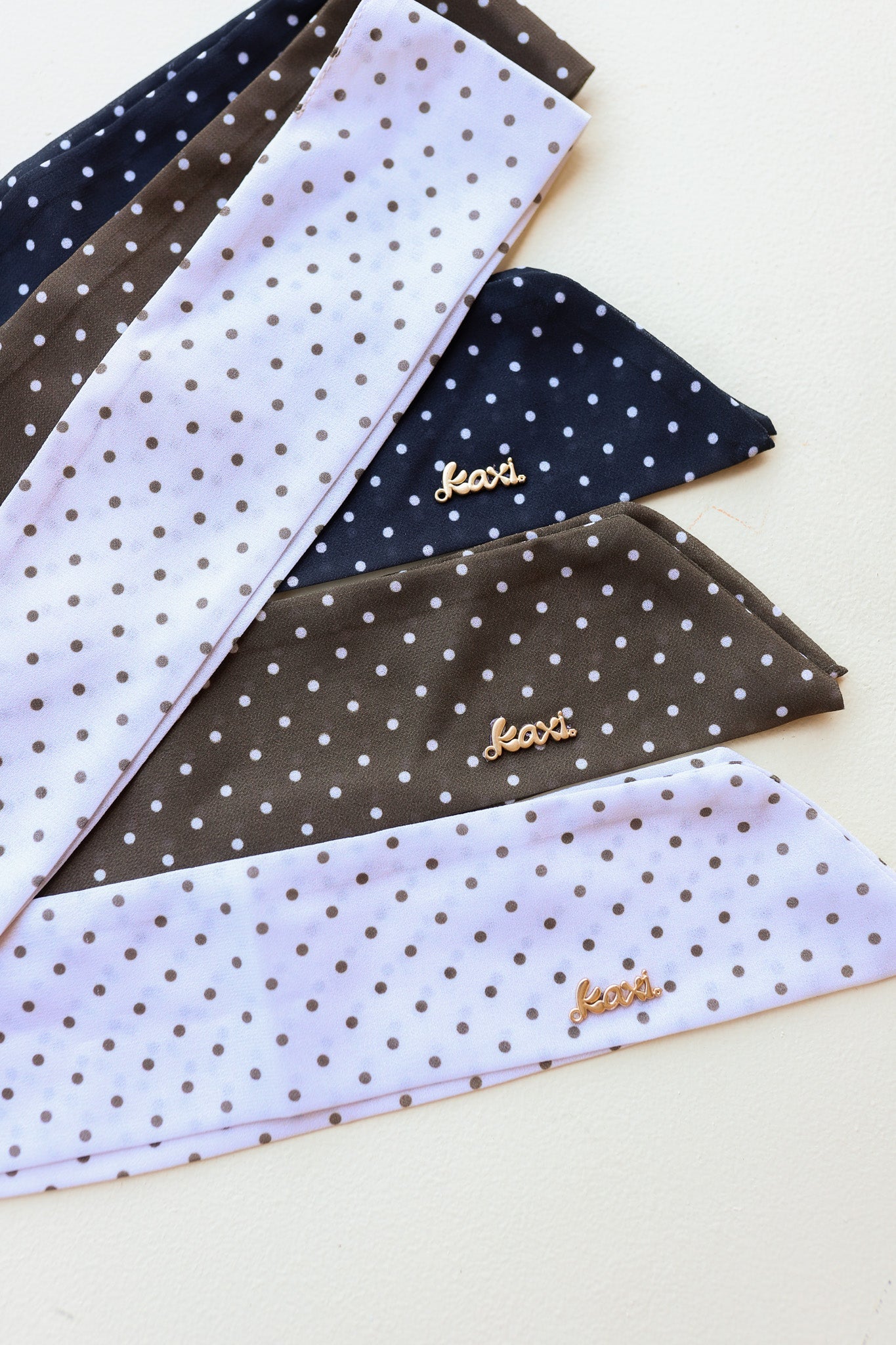 POLKA DOT HAIR SCARF