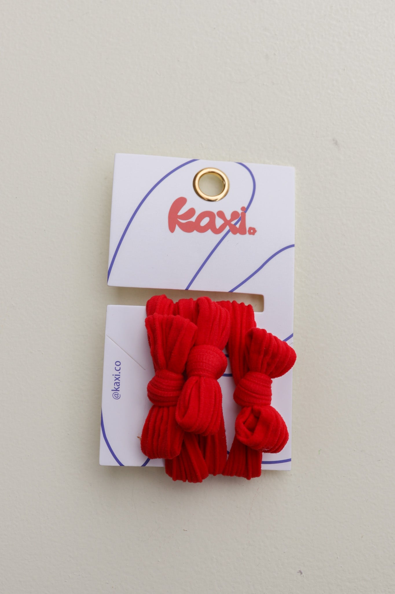 BOW SLICK BACK PONYTAILS (PACK OF 3)