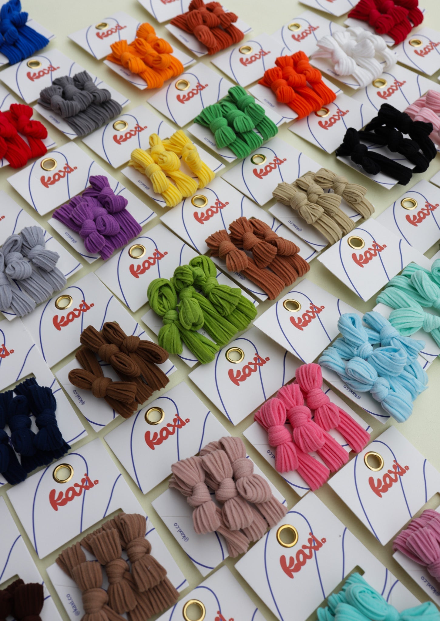 BOW SLICK BACK PONYTAILS (PACK OF 3)