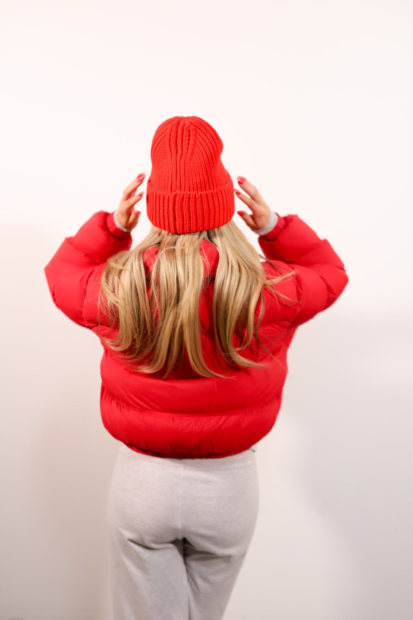 RED CHEETAH BEANIE