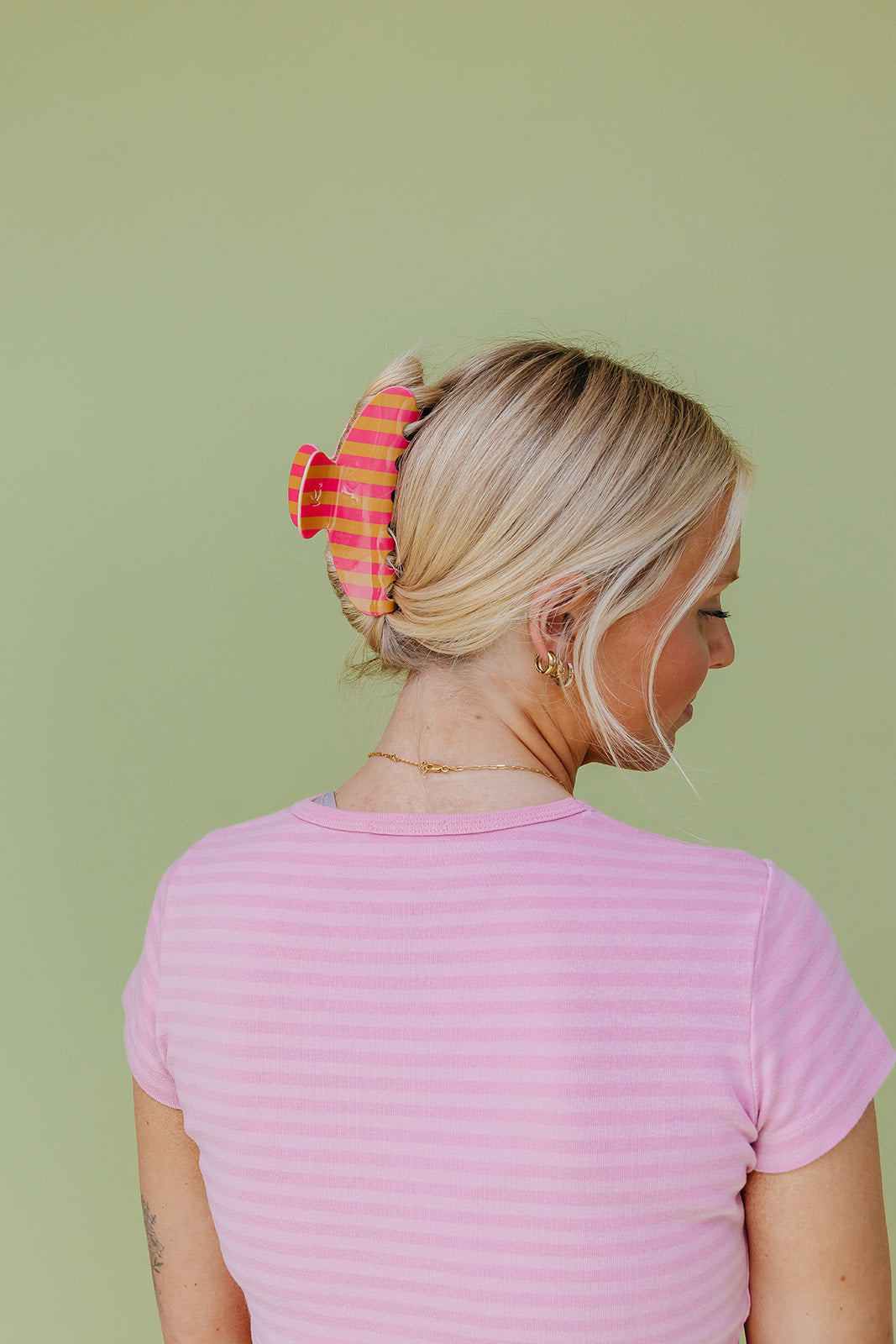 POLKA DOT & STRIPED OVERSIZED CLAWS