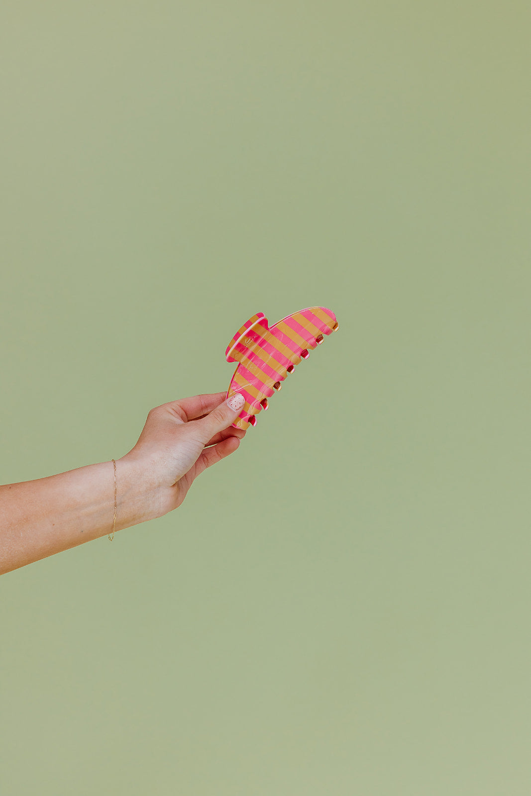 POLKA DOT & STRIPED OVERSIZED CLAWS