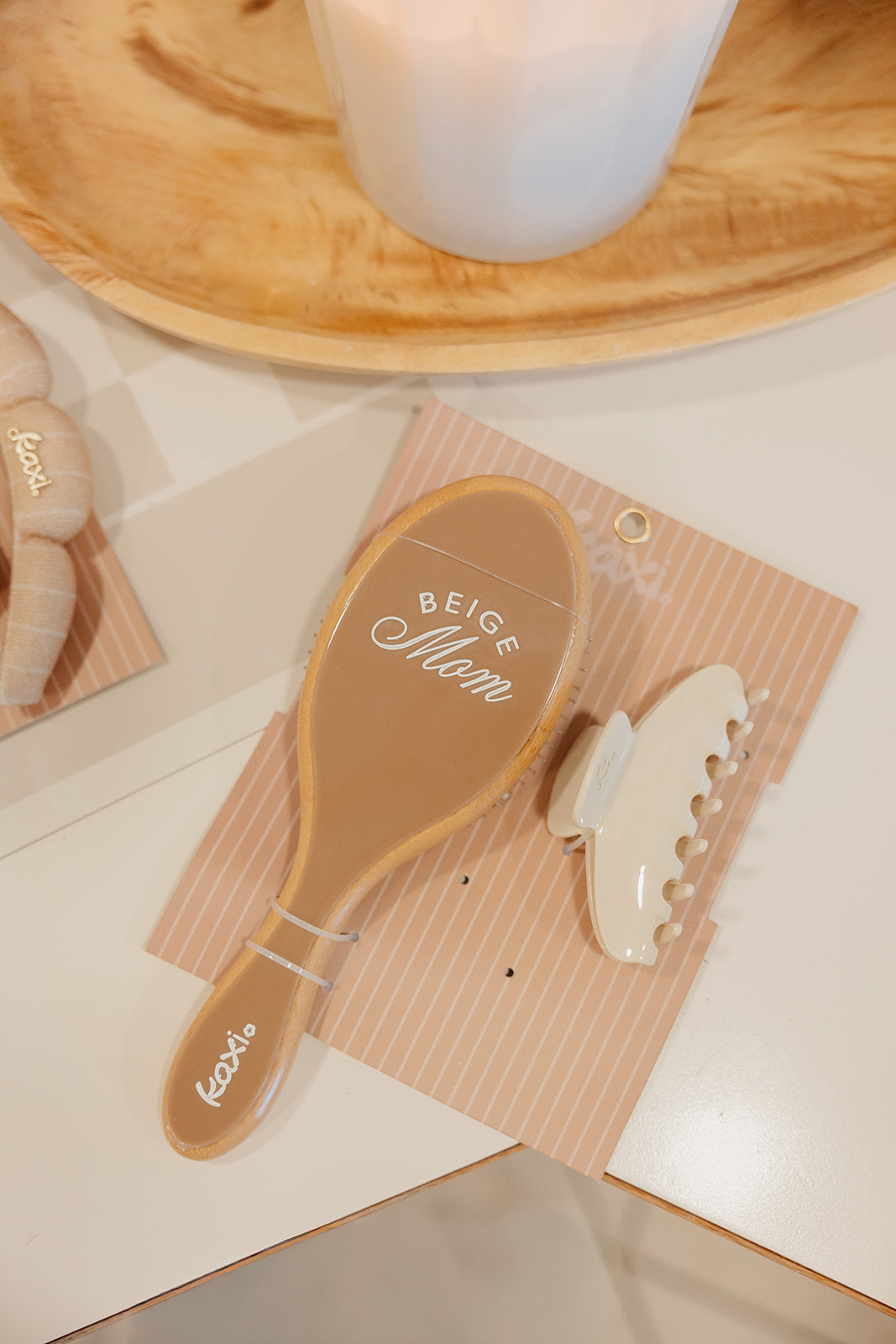KAXI MOM HAIR STEEL NEEDLE BRUSH + MIDI CLAW SET