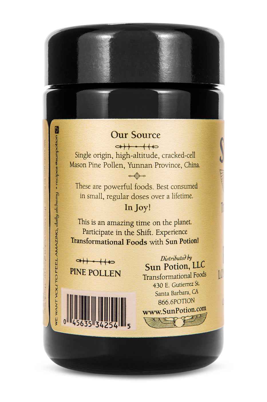 Mason Pine Pollen (Wildcrafted) Sun Potion