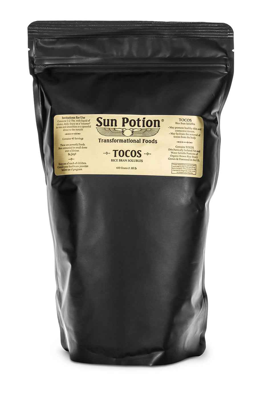 TOCOS (Rice Bran Solubles) 400G Sun Potion