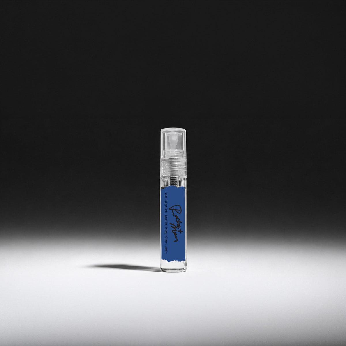Laurel Bath House Rocket Man eau de parfum sample spray vial with blue label
