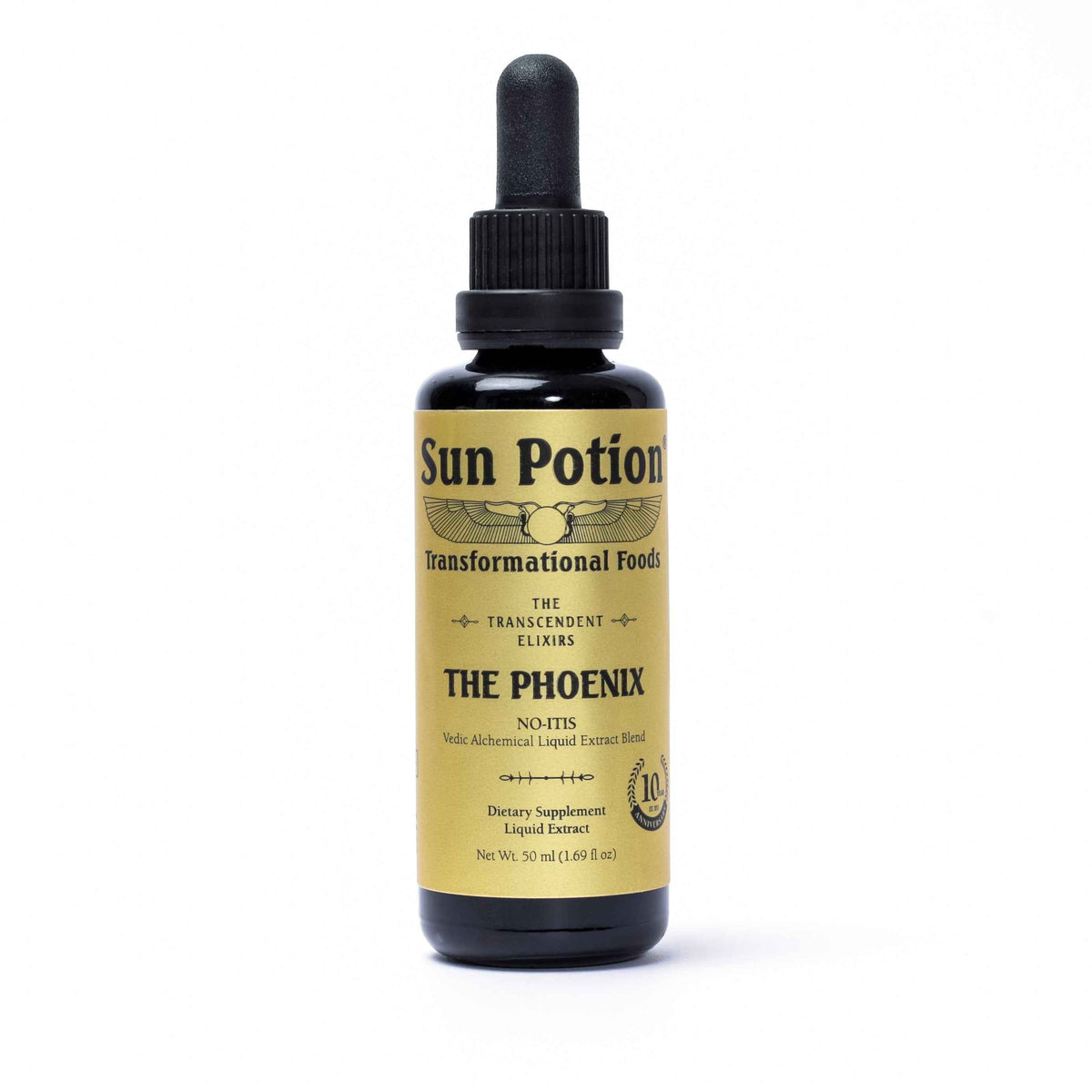 Sun Potion The Phoenix Transcendent Elixir 50 ml dropper bottle, front view