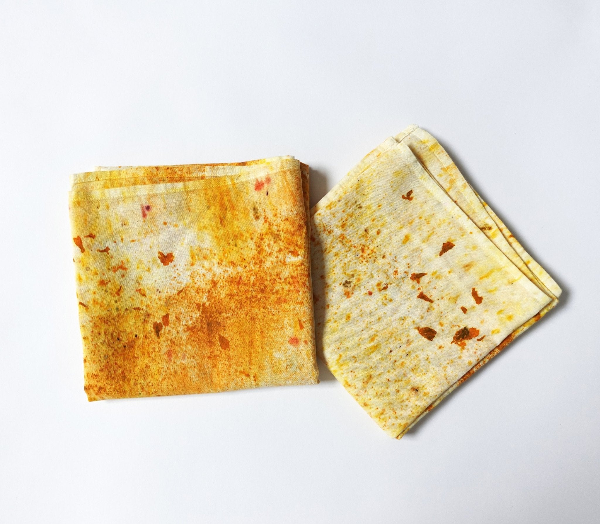 Abstract Botanically Dyed Recycled Cotton Tea Towel dyekween