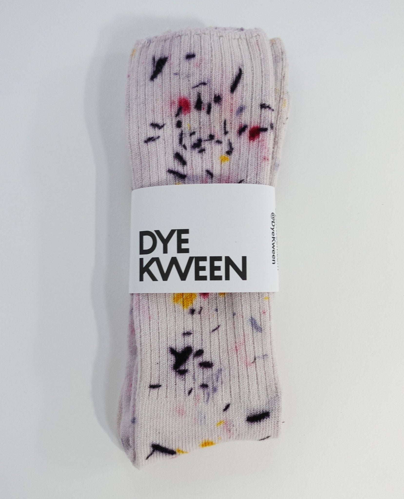 Abstract Bundled Dyed Bamboo Sock dyekween