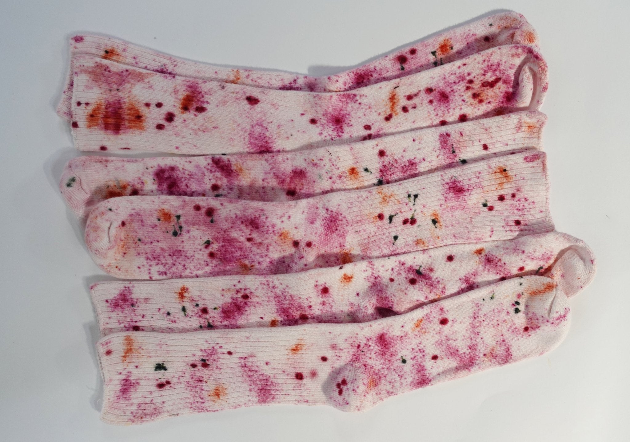 Abstract Bundled Dyed Bamboo Sock dyekween