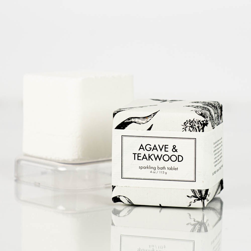 Agave & Teakwood - Sparkling Bath Tablets Formulary 55