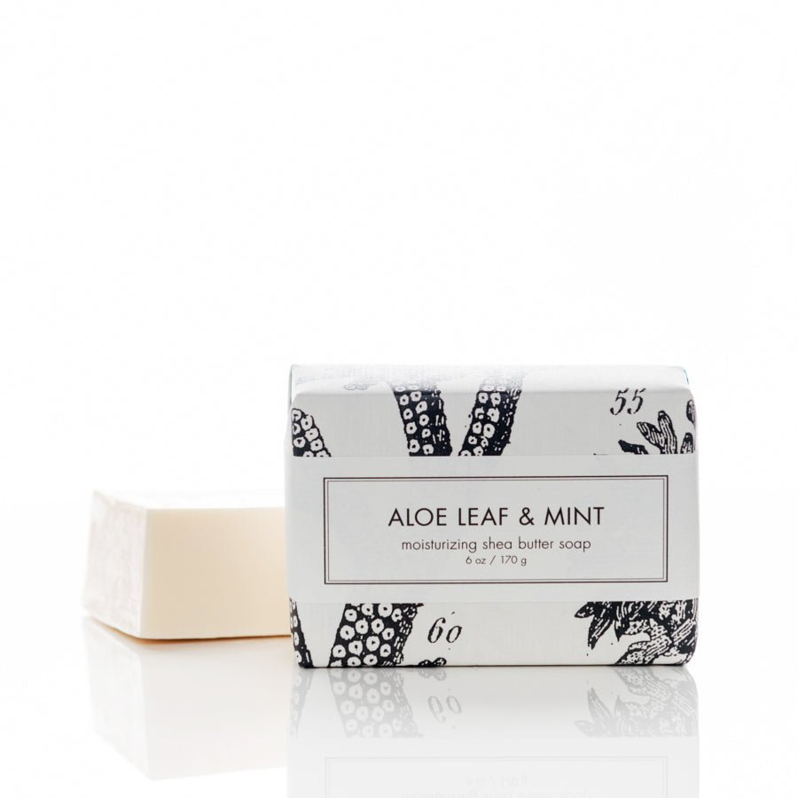 Aloe Leaf & Mint - Shea Butter Soap Formulary 55