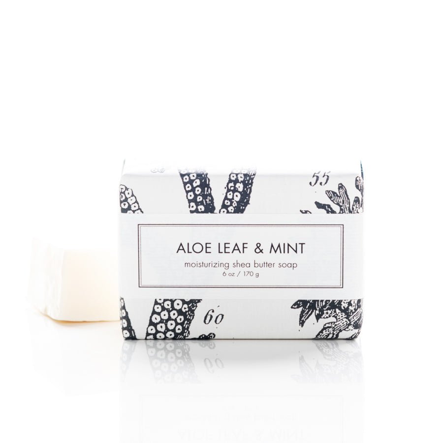 Aloe Leaf & Mint - Shea Butter Soap Formulary 55