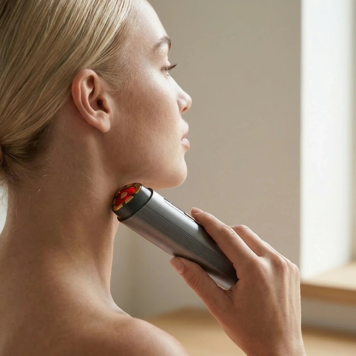 Anti Aging Facial Device with Red Light Therapy & Radio Frequency Technology Nicebeam