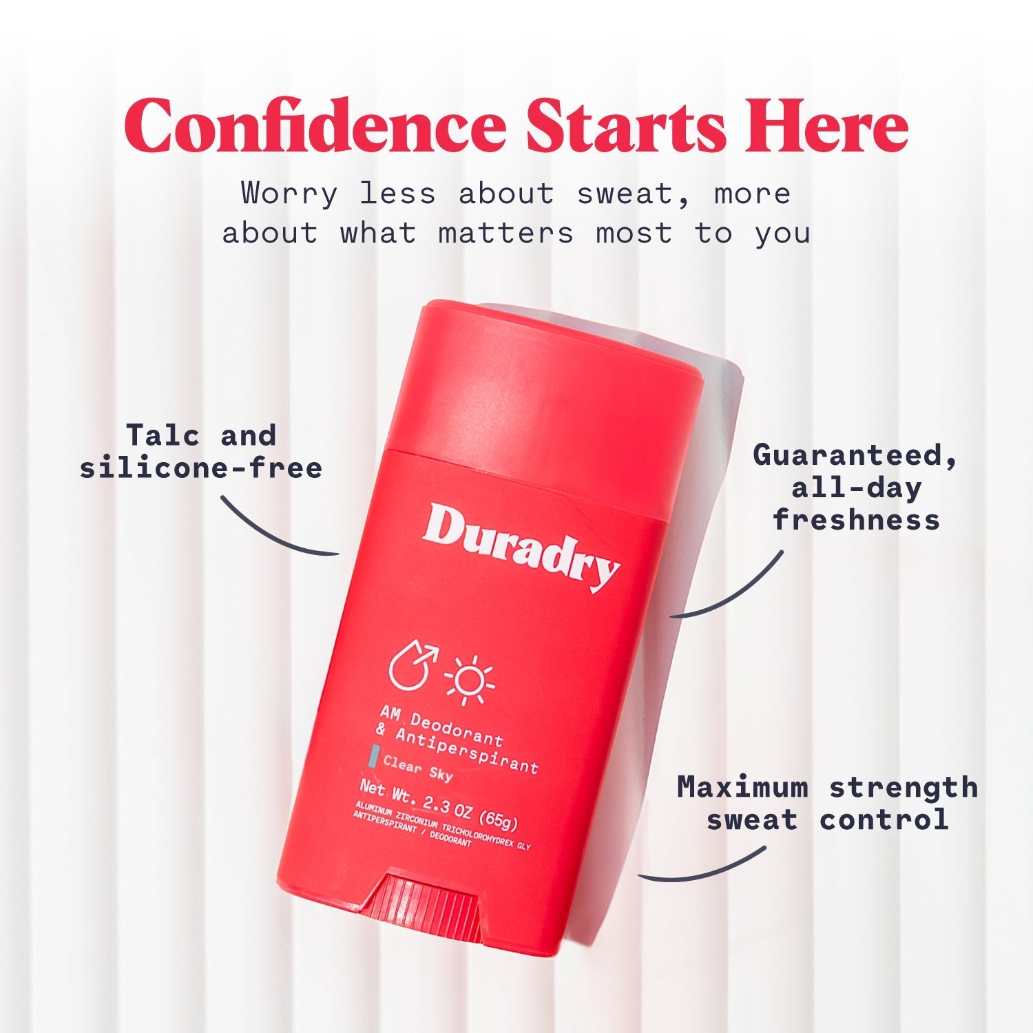 Antiperspirant Deodorant Stick Duradry