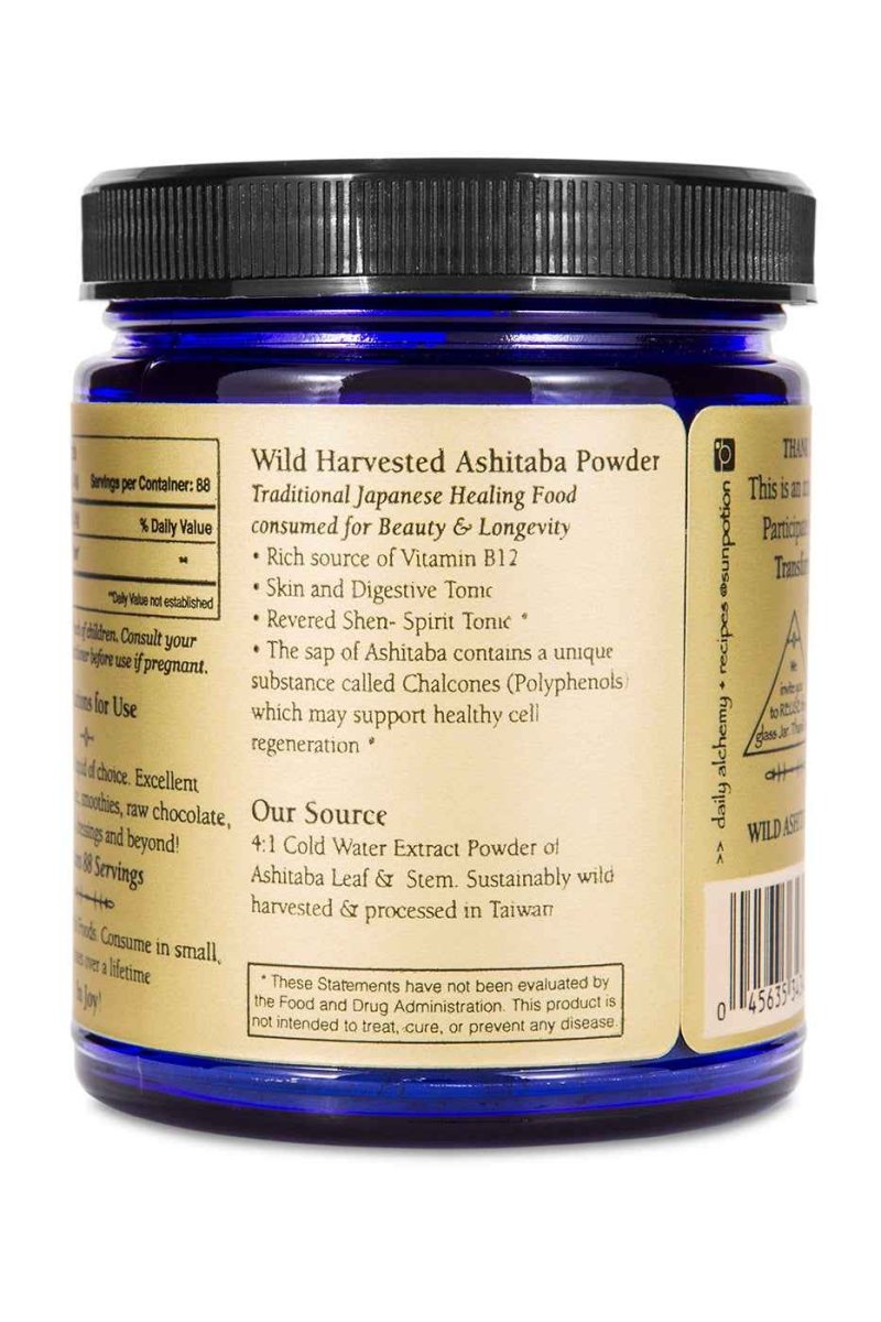 Ashitaba Leaf & Stem Powder (Wild Harvested) Sun Potion