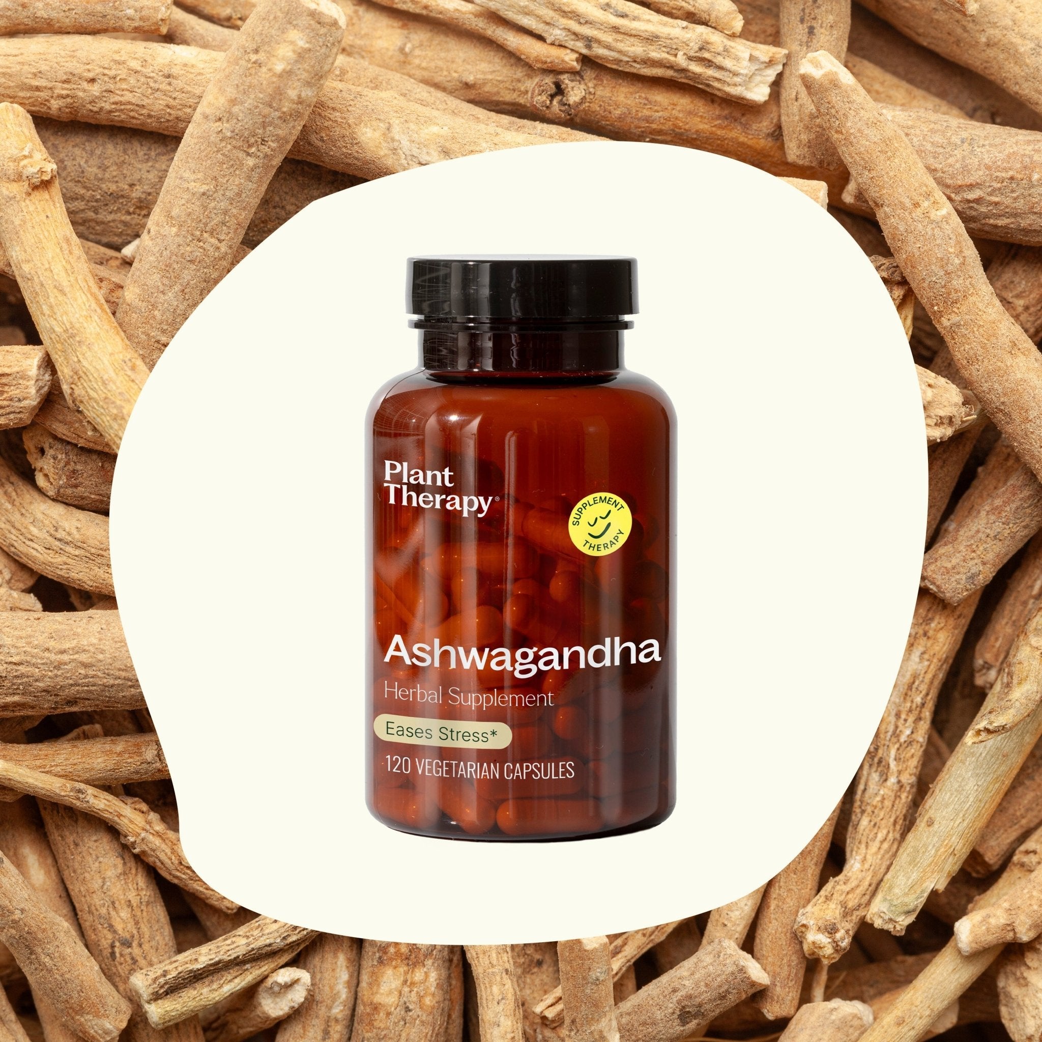 Ashwagandha Herbal Supplement - 120 Capsules Plant Therapy