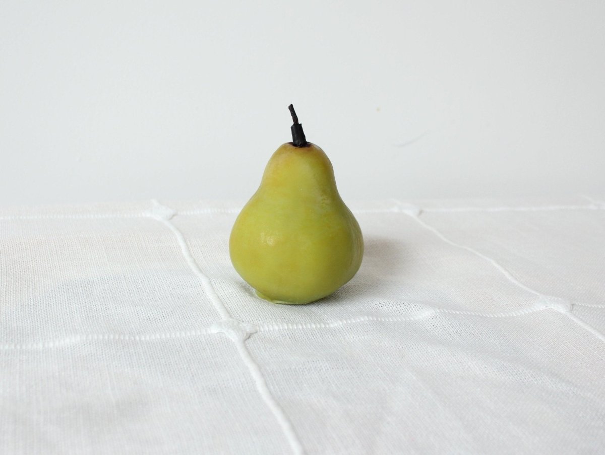 Bartlett Green Pear Beeswax Candle Happy Organics