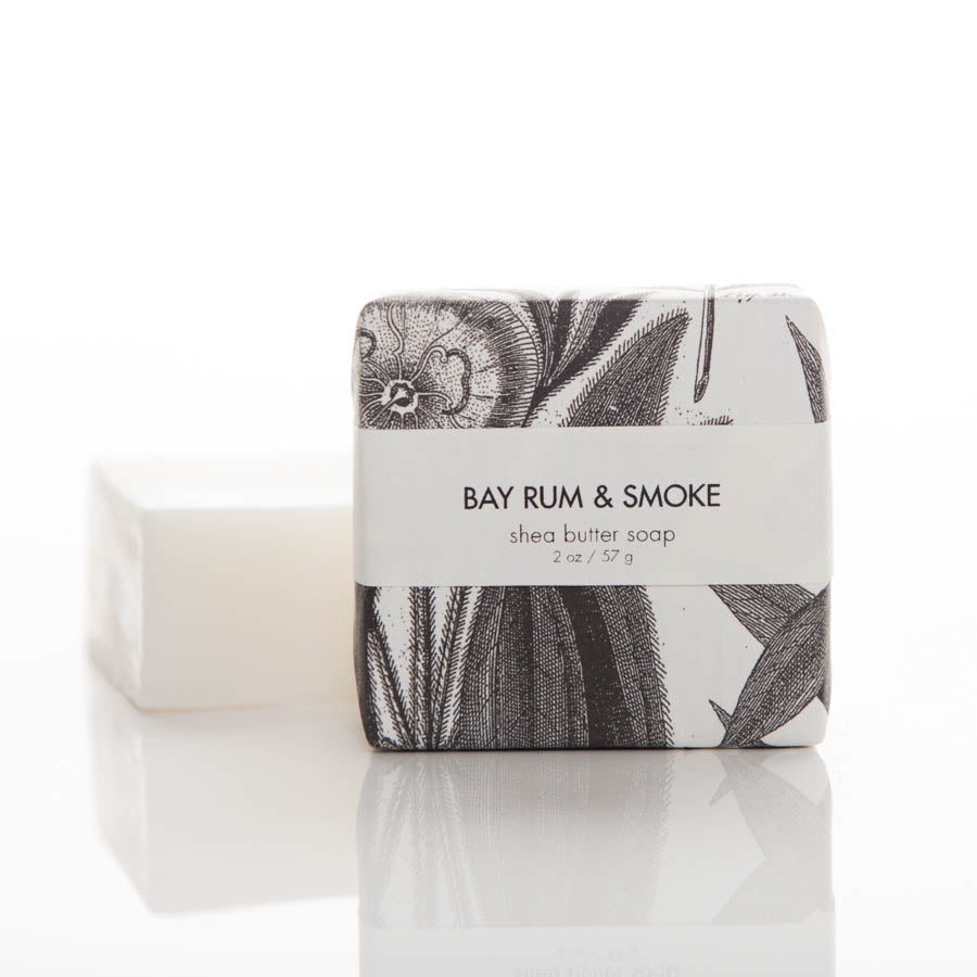 Bay Rum & Smoke - Petite Shea Butter Soap Formulary 55