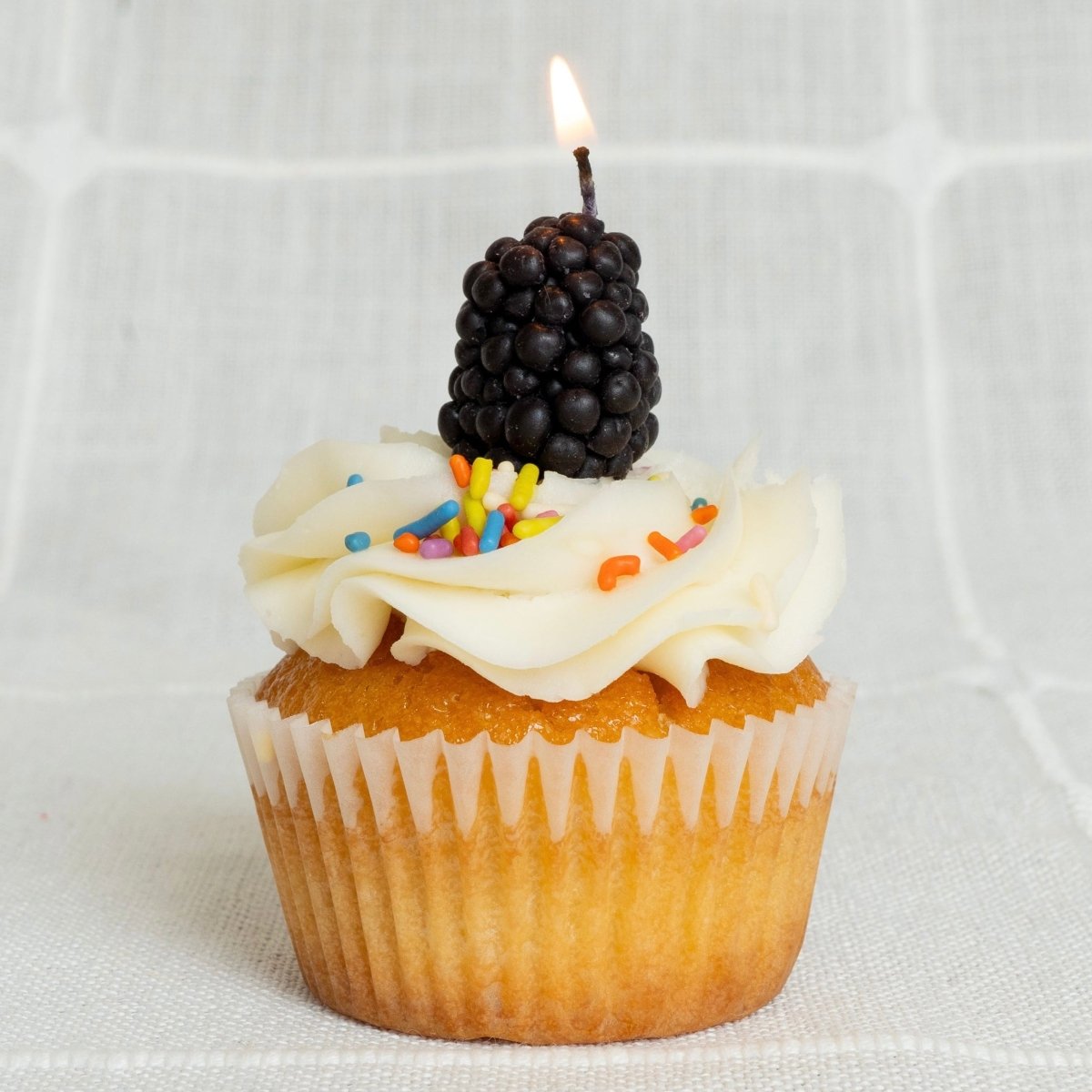 Beeswax Blackberry Birthday Candles Happy Organics